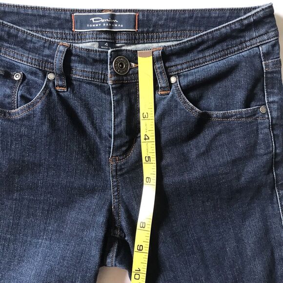 Tommy Bahama Womens Marin Denim Jeans Kickers Bermuda Shorts Size 4 14” Insm EUC - Picture 9 of 11